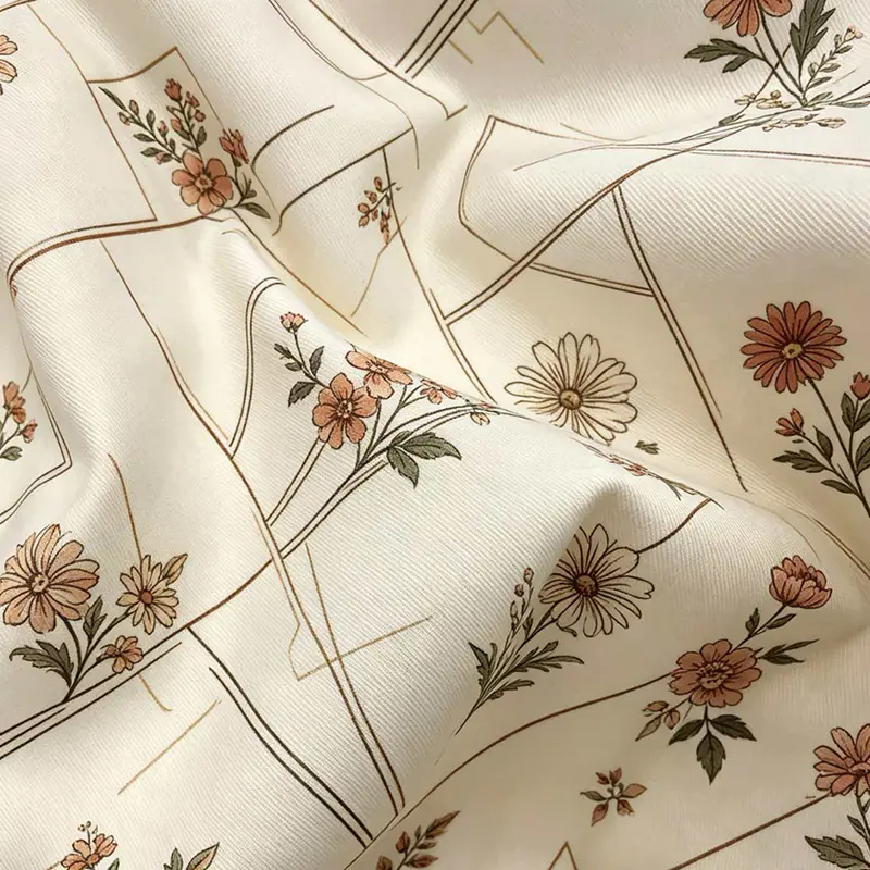 100 % Baumwoll-Twill-Stoff